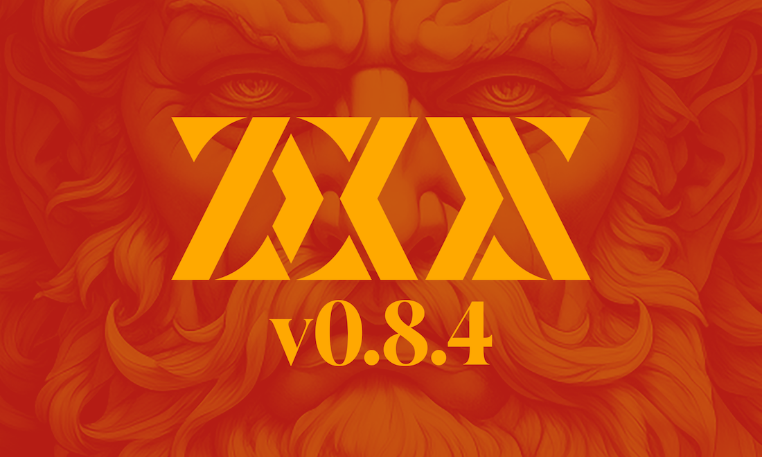 New release: ZEUS v0.8.4
