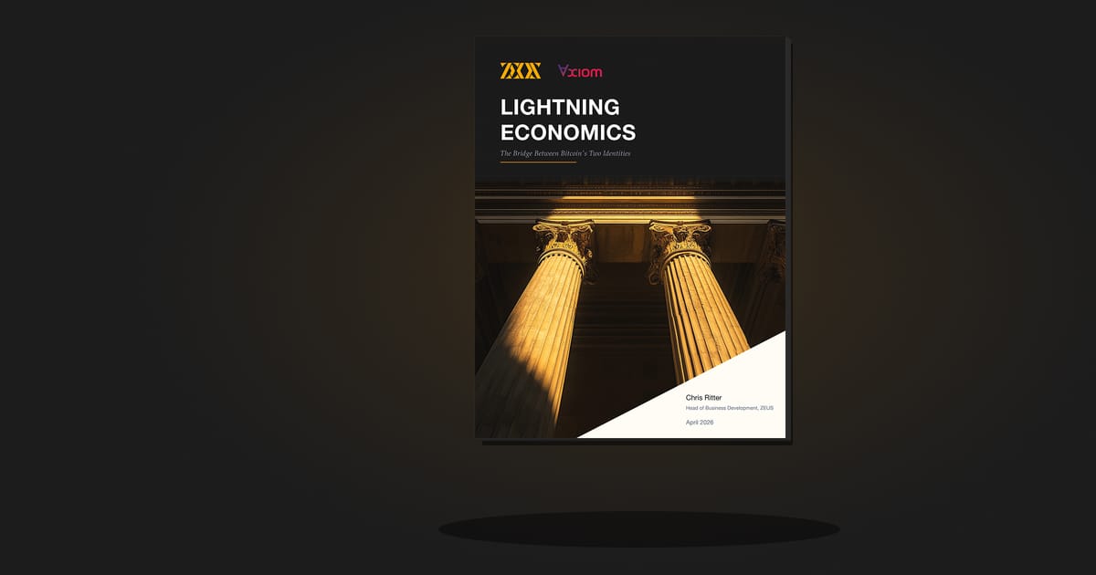 LIGHTNING ECONOMICS: The Bridge Between Bitcoin's Two Identities